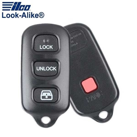 ILCO LAL RKE-TOY-4B4 TOYOTA 4 BUTTON REMOTE KEYLESS ENTRY ILCO-AX00011390